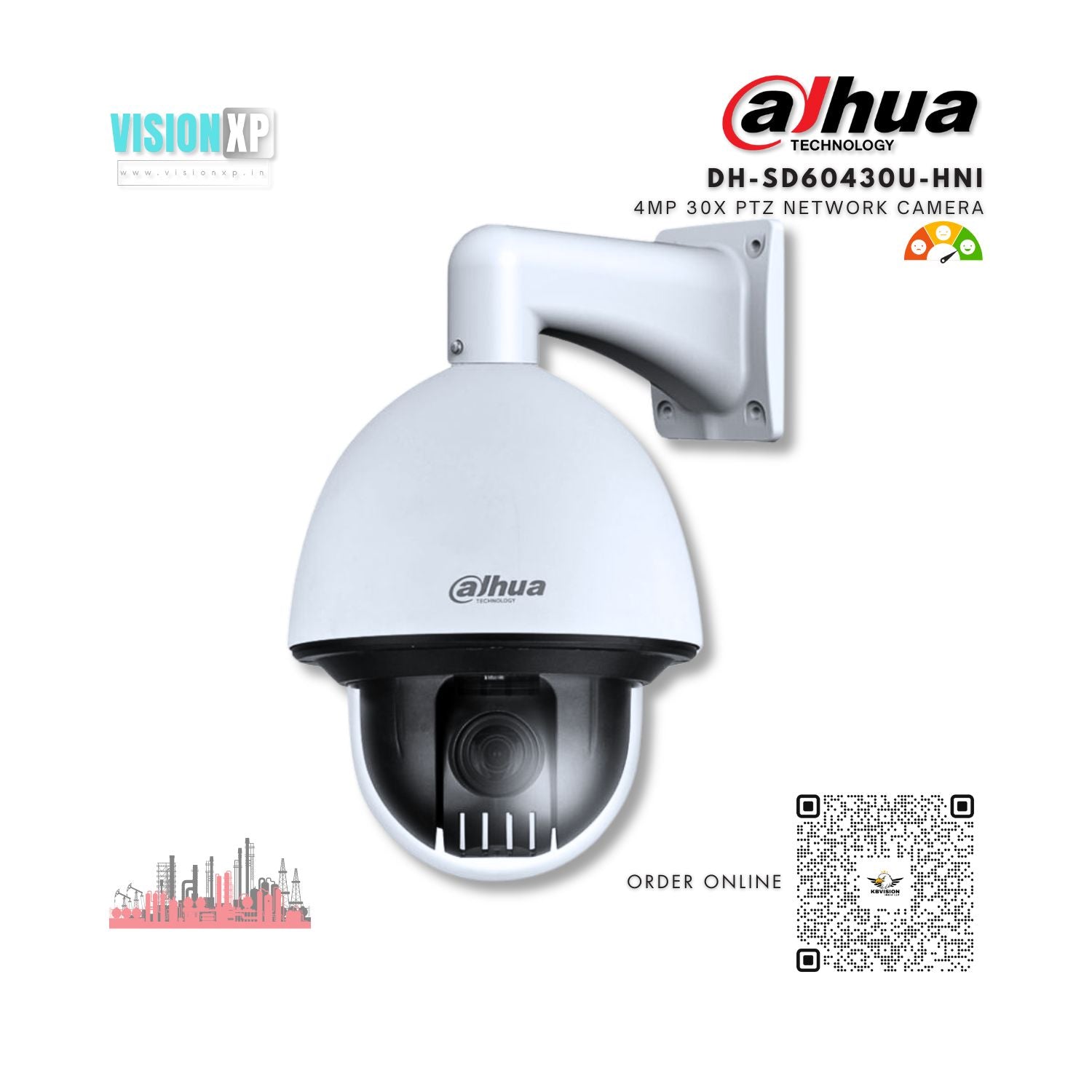 Dahua DH-SD60430U-HNI 4MP 30x PTZ Network Camera Dahua DH-SD60430U-HNI 4MP 30x PTZ Network Camera